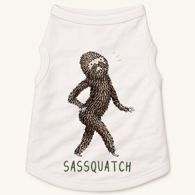 Bigfoot Sassquatch Funny Sassy Doggie Tank