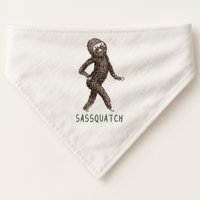 Bigfoot Sassquatch Funny Sassy USA-Made Doggie Bandana