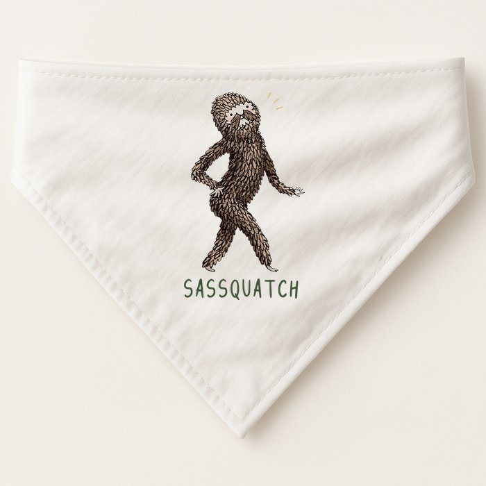 Bigfoot Sassquatch Funny Sassy USA-Made Doggie Bandana