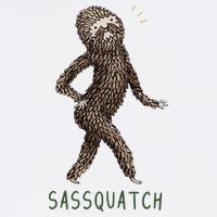 Bigfoot Sassquatch Funny Sassy USA-Made Doggie Bandana