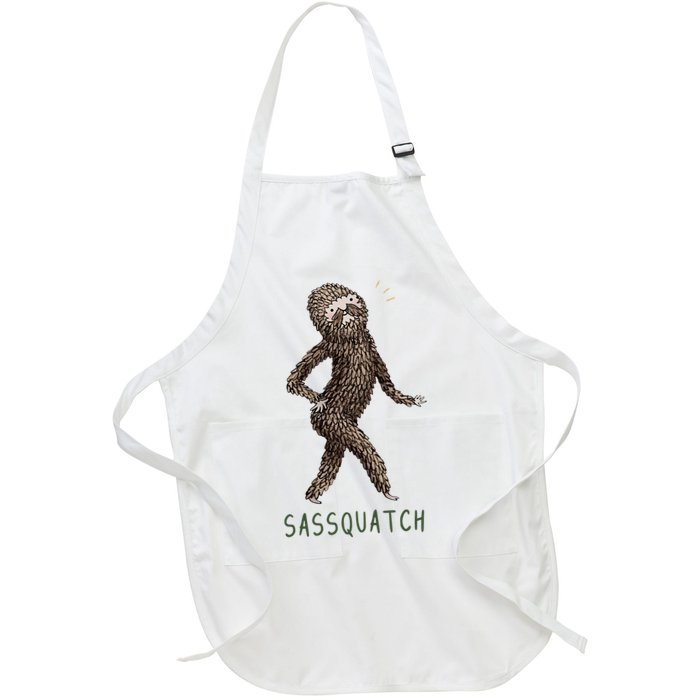 Bigfoot Sassquatch Funny Sassy Apron