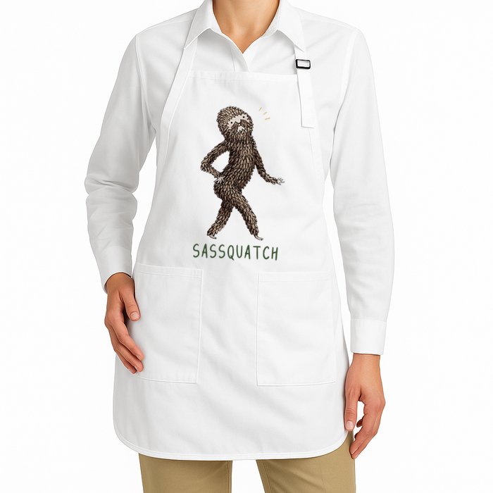 Bigfoot Sassquatch Funny Sassy Apron