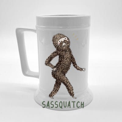 Bigfoot Sassquatch Funny Sassy Beer Stein