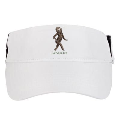 Bigfoot Sassquatch Funny Sassy Adult Drive Performance Visor