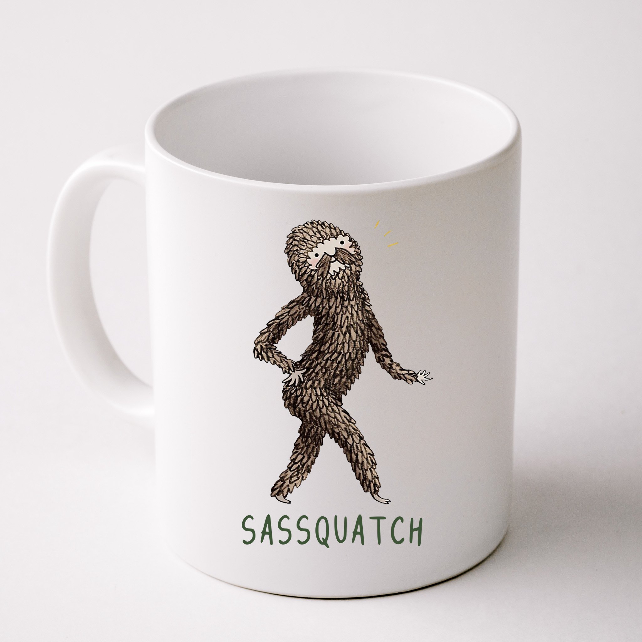 Bigfoot Sassquatch Funny Sassy Mug