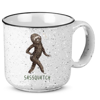 Bigfoot Sassquatch Funny Sassy 15oz Campfire Ceramic Mug