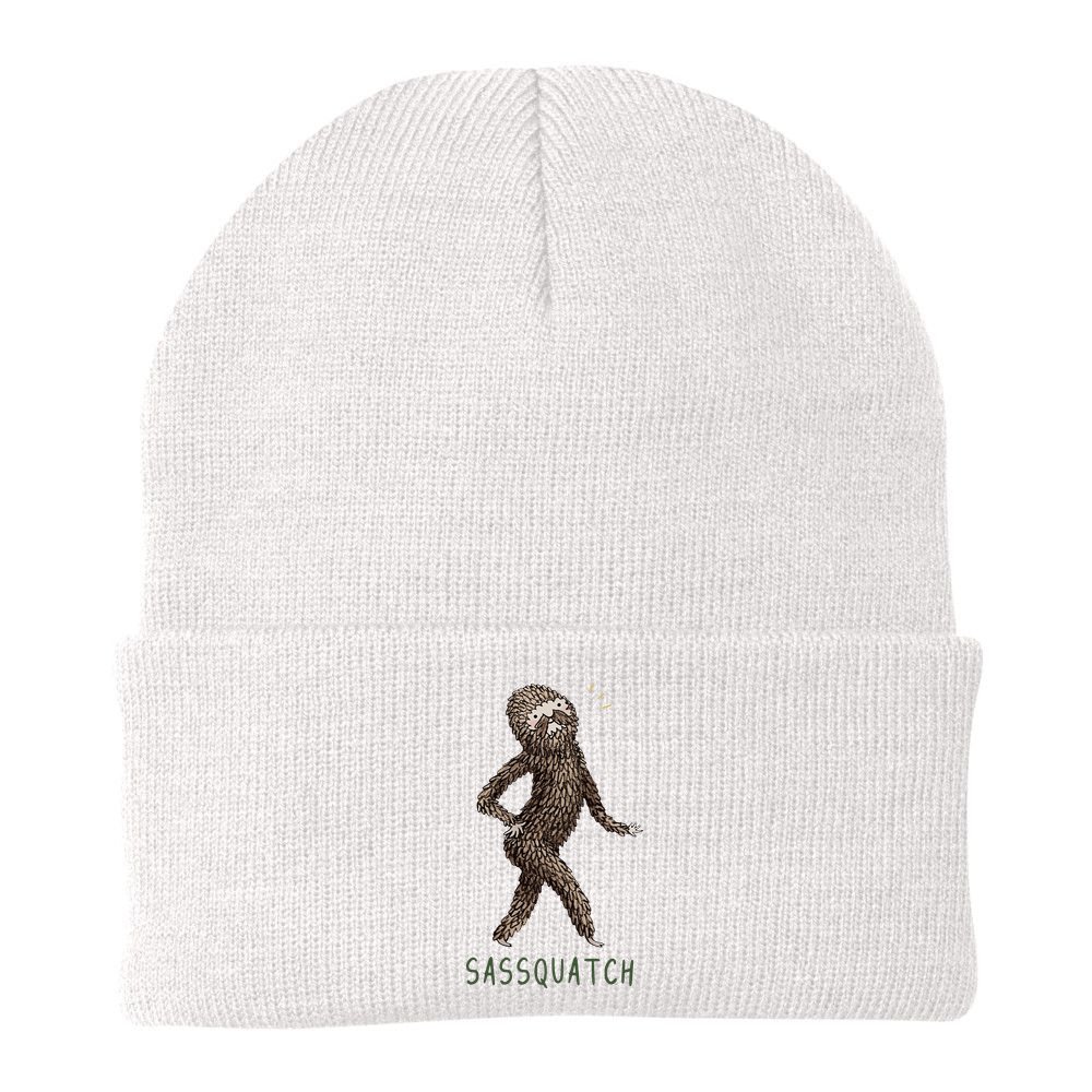 Bigfoot Sassquatch Funny Sassy Beanie