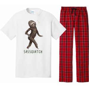 Bigfoot Sassquatch Funny Sassy Pajama Set