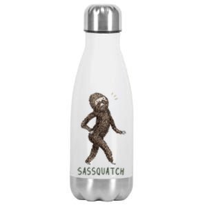 Bigfoot Sassquatch Funny Sassy Stainless Steel Insulated Water Bottle