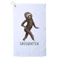 Bigfoot Sassquatch Funny Sassy Golf Towel
