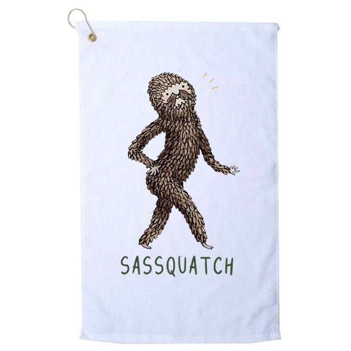 Bigfoot Sassquatch Funny Sassy Golf Towel