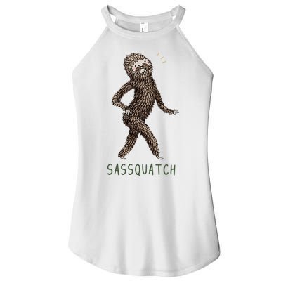 Bigfoot Sassquatch Funny Sassy Women's Perfect Tri Rocker Tank