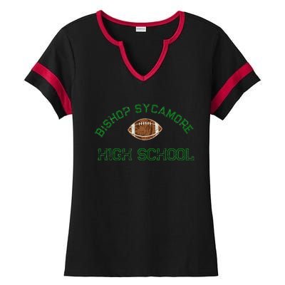 Bishop Sycamore Football Ladies Halftime Notch Neck Tee