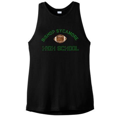 Bishop Sycamore Football Ladies PosiCharge Tri-Blend Wicking Tank