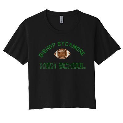 Bishop Sycamore Football Women's Crop Top Tee