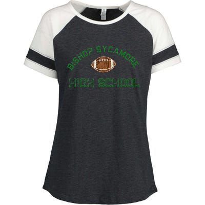 Bishop Sycamore Football Enza Ladies Jersey Colorblock Tee