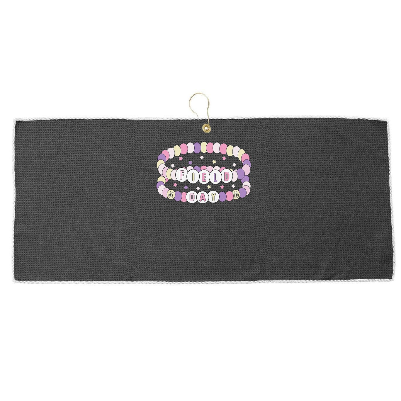 Bracelets School Field Day Teacher Field Day 2025 Large Microfiber Waffle Golf Towel