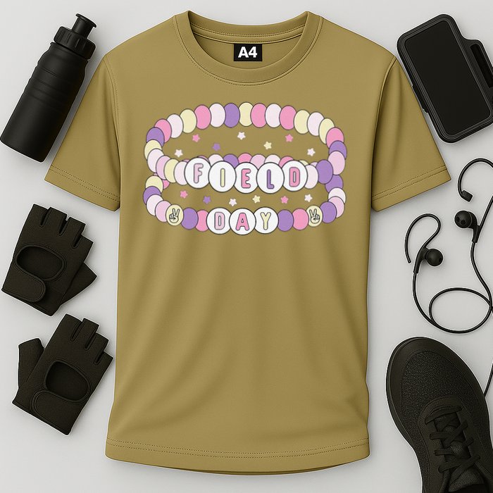 Bracelets School Field Day Teacher Field Day 2025 Cooling Performance Crew T-Shirt