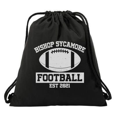 Bishop Sycamore Football EST 2021 Logo Drawstring Bag