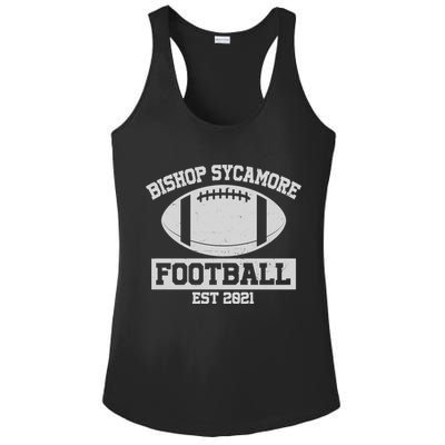 Bishop Sycamore Football EST 2021 Logo Ladies PosiCharge Competitor Racerback Tank
