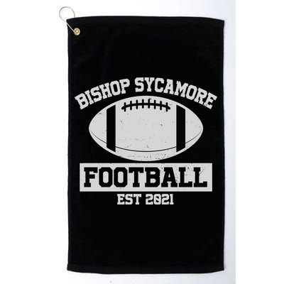 Bishop Sycamore Football EST 2021 Logo Golf Towel
