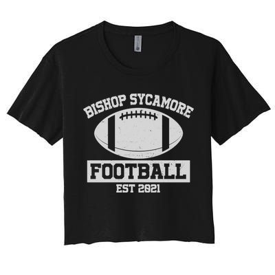 Bishop Sycamore Football EST 2021 Logo Crop Top