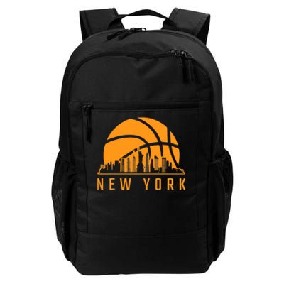 Basketball Sport Fans Player New York Game Day Skyline Daily Commute Backpack