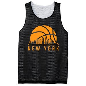 Basketball Sport Fans Player New York Game Day Skyline Mesh Reversible Basketball Jersey Tank