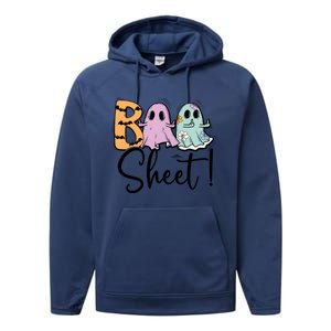 Boo Sheet Funny Halloween Performance Fleece Hoodie