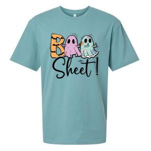 Boo Sheet Funny Halloween Sueded Cloud Jersey T-Shirt