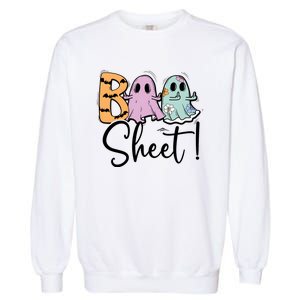 Boo Sheet Funny Halloween Garment-Dyed Sweatshirt