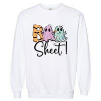 Boo Sheet Funny Halloween Garment-Dyed Sweatshirt