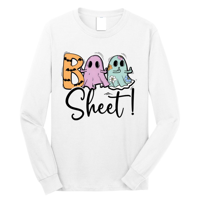 Boo Sheet Funny Halloween Long Sleeve Shirt