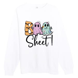 Boo Sheet Funny Halloween Premium Crewneck Sweatshirt