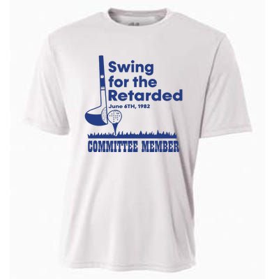 Best Swing For The Retarded June 6Th 1982 Committee Member Cooling Performance Crew T-Shirt