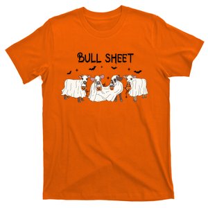 Bull Sheet Funny Halloween Ghost Cows T-Shirt