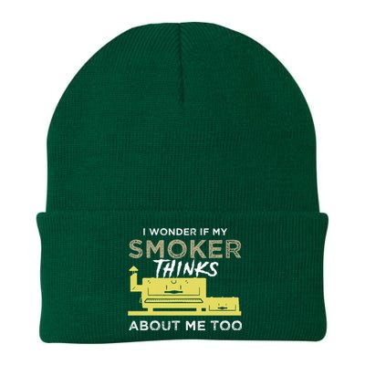 BBQ Smoker Funny Smoking Meat Grilling BBQing Knit Cap Winter Beanie