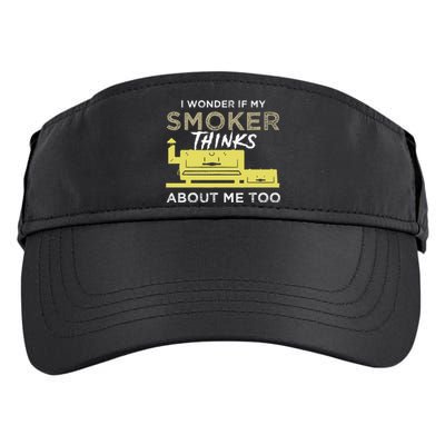 BBQ Smoker Funny Smoking Meat Grilling BBQing Adult Drive Performance Visor