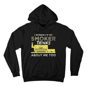 BBQ Smoker Funny Smoking Meat Grilling BBQing Tall Hoodie