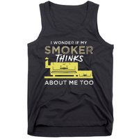 BBQ Smoker Funny Smoking Meat Grilling BBQing Tank Top