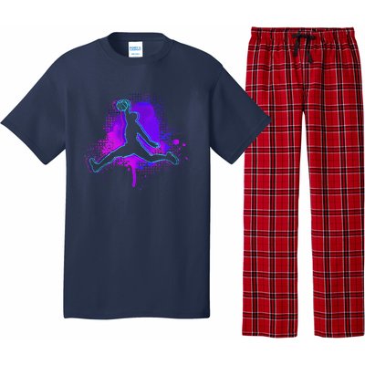 Basketball Sports Fan Player Slam Dunk Teens Pajama Set