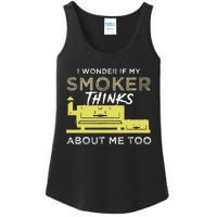 Bbq Smoker Funny Smoking Meat Grilling Bbqing Ladies Essential Tank