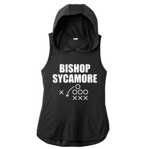 Bishop Sycamore Fake Varsity School Football Team Ladies PosiCharge Tri-Blend Wicking Draft Hoodie Tank