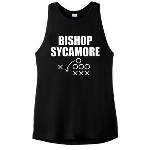 Bishop Sycamore Fake Varsity School Football Team Ladies PosiCharge Tri-Blend Wicking Tank