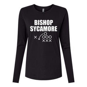 Bishop Sycamore Fake Varsity School Football Team Womens Cotton Relaxed Long Sleeve T-Shirt