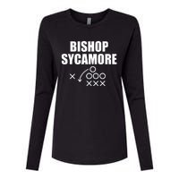 Bishop Sycamore Fake Varsity School Football Team Womens Cotton Relaxed Long Sleeve T-Shirt