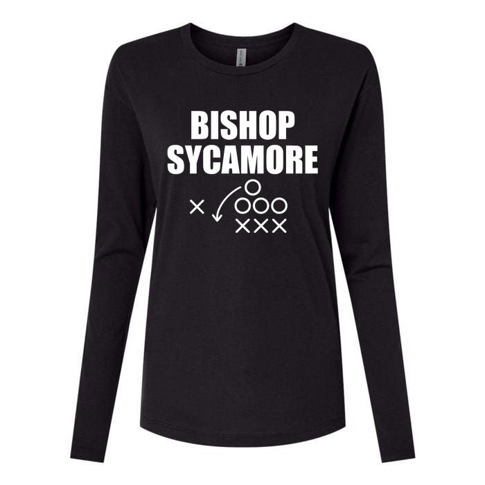 Bishop Sycamore Fake Varsity School Football Team Womens Cotton Relaxed Long Sleeve T-Shirt