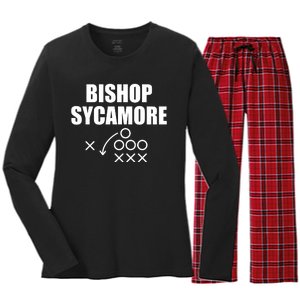 Bishop Sycamore Fake Varsity School Football Team Women's Long Sleeve Flannel Pajama Set 