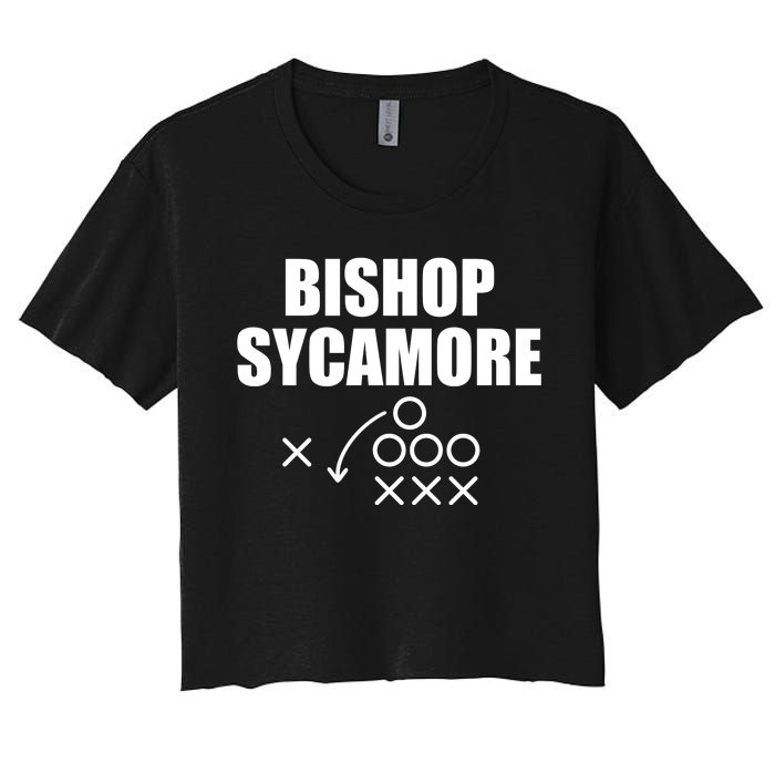 Bishop Sycamore Fake Varsity School Football Team Women's Crop Top Tee