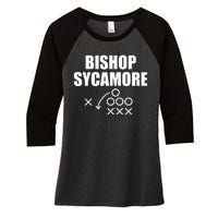 Bishop Sycamore Fake Varsity School Football Team Women's Tri-Blend 3/4-Sleeve Raglan Shirt